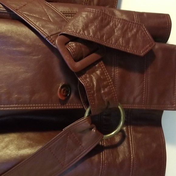 Etienne Aigner Leather Jacket size 14 - Picture 3 of 6